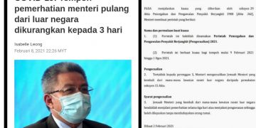 KUARANTINPUN ADA DUA DARJAT?