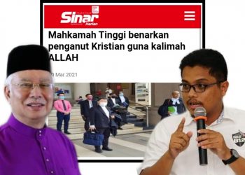 ISU KALIMAH ALLAH, NAJIB JUGA CUBA DISALAHKAN