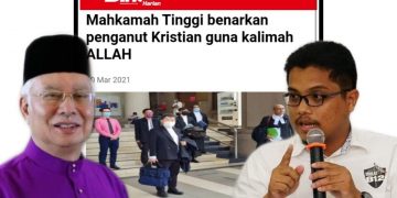 ISU KALIMAH ALLAH, NAJIB JUGA CUBA DISALAHKAN