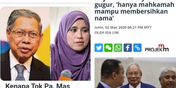 SIAPA AMPU BERSATU TIDAK DIDAKWA, JIKA TIDAK AMPU BERADA DALAM “KLUSTER MAHKAMAH” – NAJIB