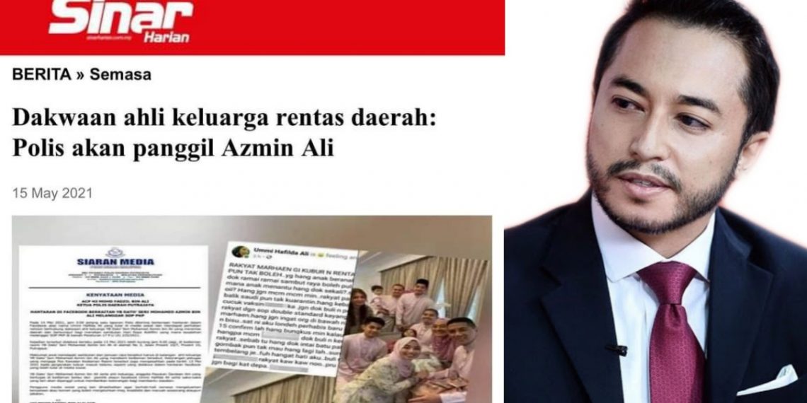 MENTERI DAN PEMIMPIN PERLU JAGA SOP LEBIH KETAT