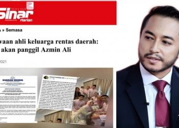 MENTERI DAN PEMIMPIN PERLU JAGA SOP LEBIH KETAT