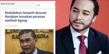 KUASA TAMATKAN DARURAT BUKAN DI TANGAN JEMAAH MENTERI, YB TAKIYUDDIN