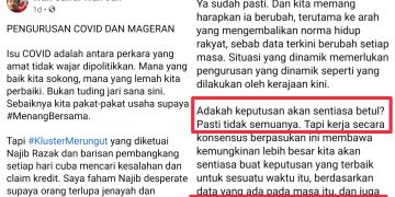 WAN SAIFUL MENGAKU KEPUTUSAN YANG DIAMBIL KERAJAAN TIDAK SEMUANYA BETUL