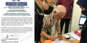 IKTIBAR CUKAI LHDN NAJIB: KES PEMALSUAN BAGI MAKSUD MENIPU