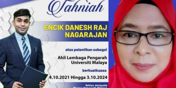 WIRANITA PUTRA PERTIKAI LANTIKAN DANESH RAJ SEBAGAI AHLI LEMBAGA PENGARAH UNIVERSITI MALAYA
