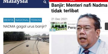 LATIFF NAFI NADMA TIDAK TERLIBAT PENGURUSAN BANJIR