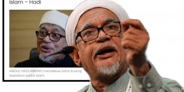 JOHOR KURANG KESEDARAN POLITIK ISLAM? HAJI HADI GAGAL FAHAMI REALITI PENOLAKAN RAKYAT