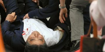 BEKAS PERDANA MENTERI JEPUN SHINZO ABE MATI DITEMBAK