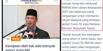 KERAJAAN JANGAN TERLALU LAMA ‘PERAM’ ISU PERBELANJAAN RM600 BILION