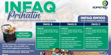 KONGSI REZEKI DENGAN INFAQ PRIHATIN KOPETRO CATERING