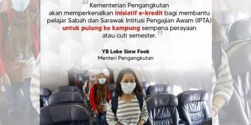 KERAJAAN PERKENAL E-KREDIT, BANTU PELAJAR SABAH DAN SARAWAK