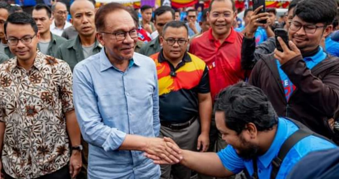 ANWAR HADIR PROGRAM HIMPUNAN RIDER MADANI SELANGOR, HARAP KEBAJIKAN TERBELA