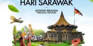 YAB PERDANA MENTERI UCAP SELAMAT MENYAMBUT HARI SARAWAK