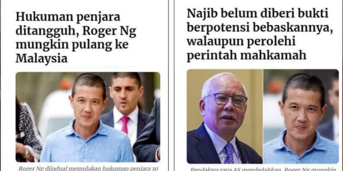 PEGUAM NAJIB SAMBUT BAIK KEPULANGAN ROGER NG KE MALAYSIA
