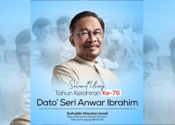 SAIFUDDIN UCAP SELAMAT HARI ULANG TAHUN KE-76 KEPADA ANWAR