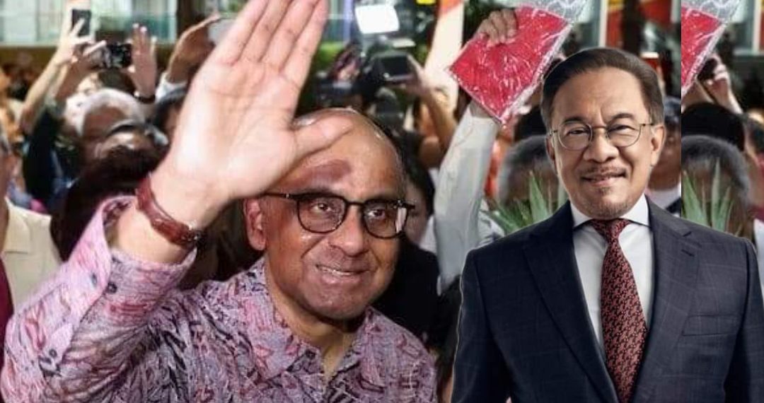 PMX UCAP TAHNIAH KEPADA THARMAN SHANMUGARATNAM