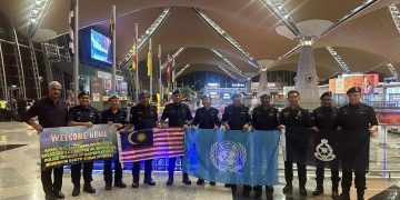 MISI PENGAMAN PBB DI SUDAN SELATAN: LIMA PETUGAS PDRM SELAMAT TIBA DI TANAHAIR