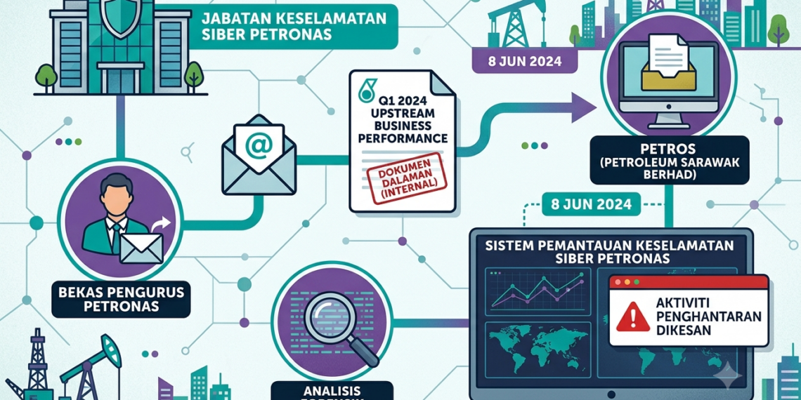JABATAN KESELAMATAN SIBER PETRONAS SAHKAN DOKUMEN DALAMAN DIBOCORKAN KEPADA PETROS