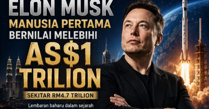 KHAS | DI BERMULA DENGAN PAYPAL, ELON MUSK KINI BERGELAR TRILIONAIR