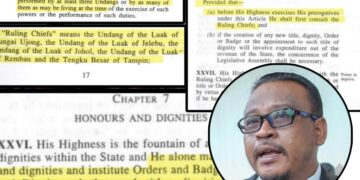 PEGUAM PERSOAL KESAHAN LANTIKAN TUANKU PANGLIMA BESAR NEGERI SEMBILAN BAHARU
