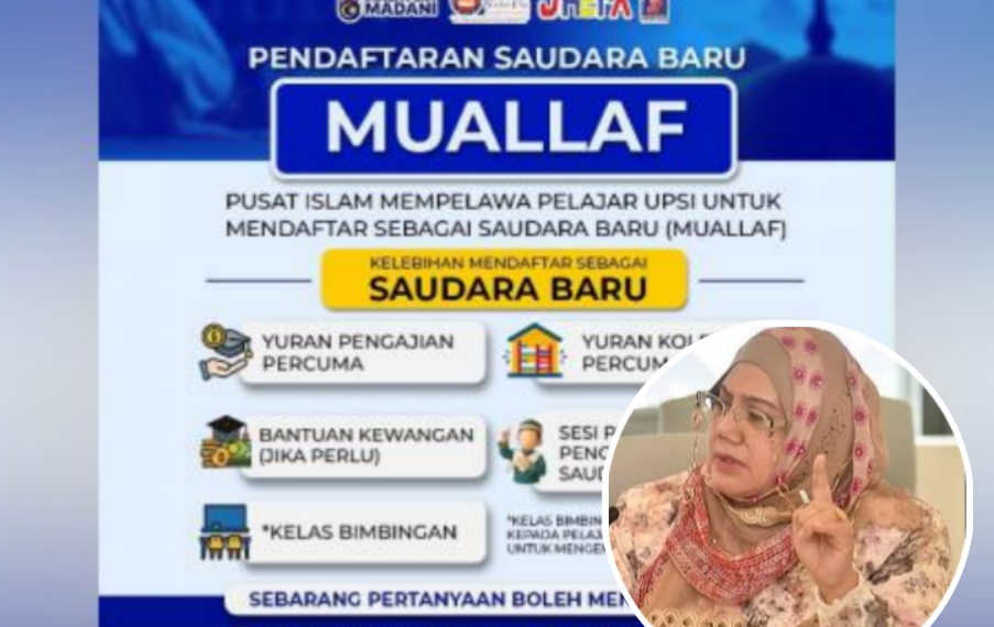 NEGARAWATI SOKONG USAHA UPSI, BANTAH CAMPUR TANGAN DAP DALAM ISU SAUDARA BAHARU