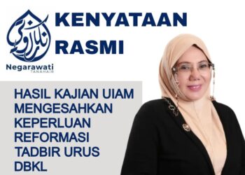 HASIL KAJIAN UIAM MENGESAHKAN KEPERLUAN REFORMASI TADBIR URUS DBKL – NEGARAWATI